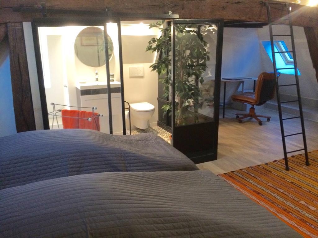 La Cachette de la Roche-Guyon Appartement Buitenkant foto