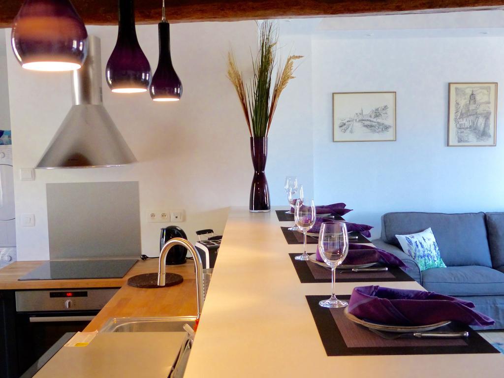 La Cachette de la Roche-Guyon Appartement Buitenkant foto